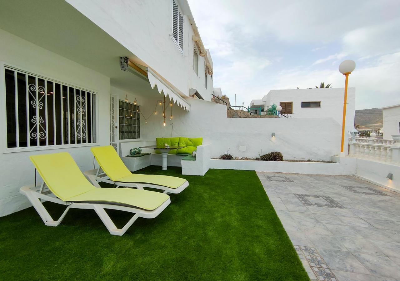 Ferienwohnung Puerto Rico Luxury Bungalow Mogán Exterior foto